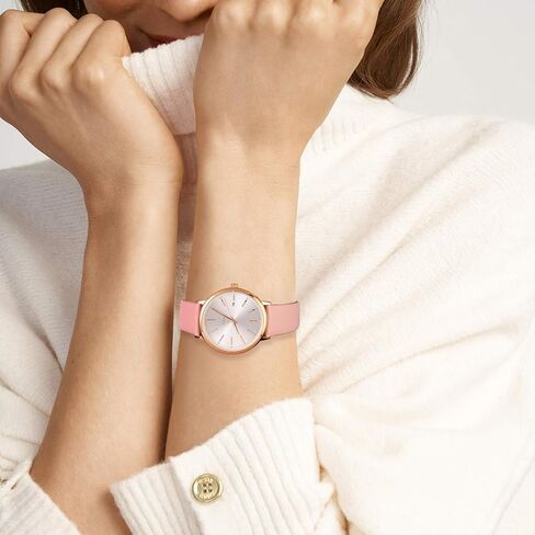 BUREI Women Wrist Watches Fashion Minimalist Analog Leather Quartz Waterproof Watches for Women in Kuwait