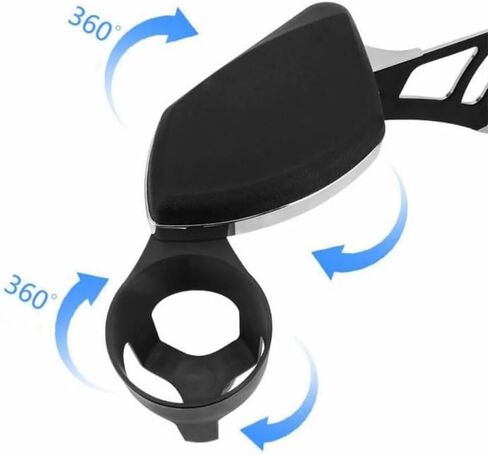 Harley Touring 97-23 Passenger Armrest with Cup Holder Rear Seat Passenger Adjustable Armrest for Harley Touring Electra Glides Road Glide Ultra Tri Glide 1997-2023 (1997-2013, Black) in Saudi Arabia