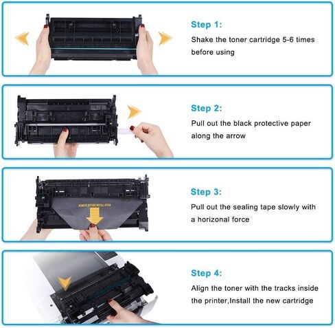 خراطيش حبر 212X 4 عبوات: (مع رقاقة) متوافقة مع HP 212X W2120X 212A W2120A لحبر الطابعة HP Color Laserjet Enterprise M555dn M554dn M555x M554 M555 MFP M578 Series (إصدار جديد-BK/C/Y/M) in Kuwait