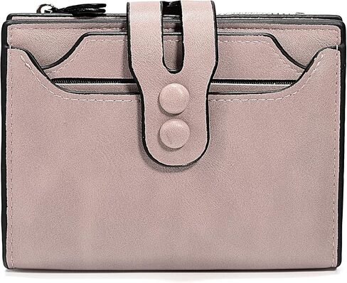 UTO Small Wallet for Women PU Leather Leaf Pendant Card Holder Organizer Coin Purse B Light Blue in Kuwait