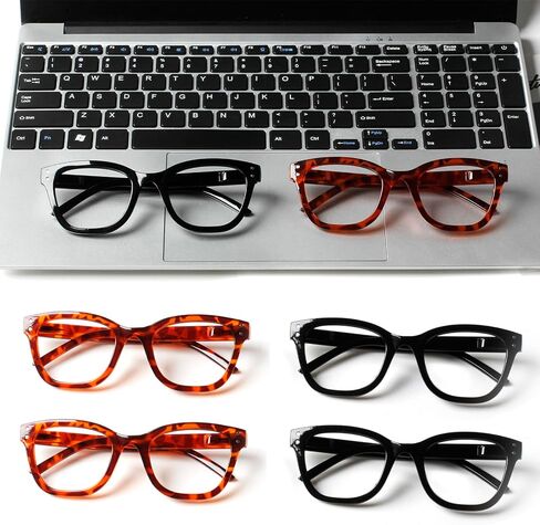 JOSCHOO Reading Glasses 6 Pack Blue Light Blocking Readers Spring Hinge Glasses for Reading for Men and Women in Saudi Arabia