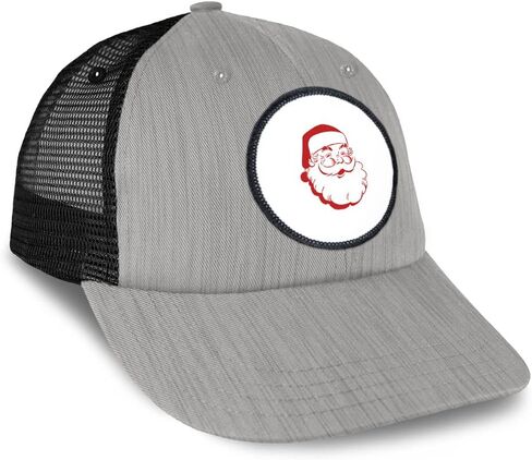Patch Hat Trucker Baseball Cap Charismas Santa Vintage Look Saint Nick Cotton in Saudi Arabia