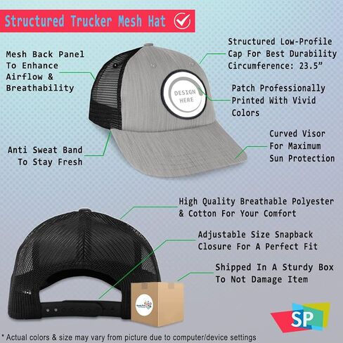 Patch Hat Trucker Baseball Cap Charismas Santa Vintage Look Saint Nick Cotton in Saudi Arabia