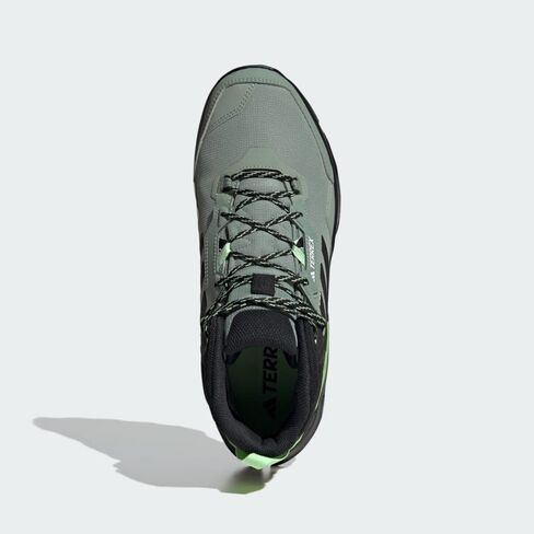 adidas Men's Terrex AX4 Mid Top Gore-TEX Hiking Sneaker, Olive Strata/Wonder Beige/Black, 9.5 in Saudi Arabia
