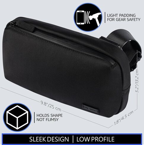 حقيبة كتف EDC Minimalist Crossbody للرجال والنساء - حقيبة ظهر على الكتف - محفظة حقيبة هاتف RFID (صغيرة 1.5 لتر) in Kuwait