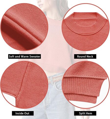 Women's Oversized Sweaters Lantern Sleeve Ribbed Mock Neck Jumper Tops Chunky Knit Pullover Sweater… in Saudi Arabia