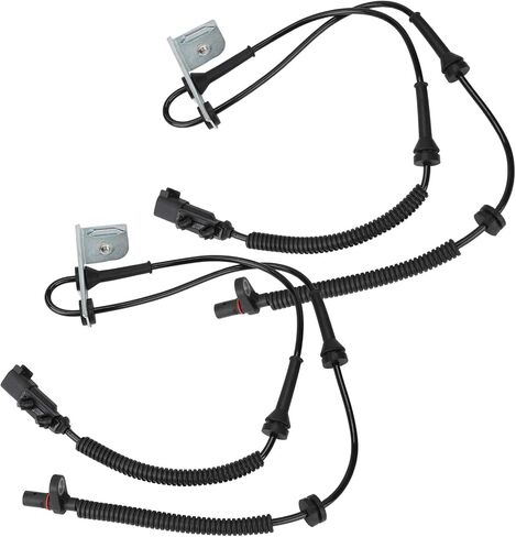 2 Pcs ABS Wheel Speed Sensors Compatible with Chrysler Town & Country Dodge Grand Caravan Ram C/V 3.6L V6 2012 2013 2014 2015, Front Left & Right abs Sensors, Replacement for ALS2381, 8128181AA in Saudi Arabia