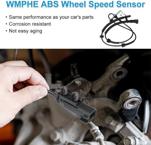2 Pcs ABS Wheel Speed Sensors Compatible with Chrysler Town & Country Dodge Grand Caravan Ram C/V 3.6L V6 2012 2013 2014 2015, Front Left & Right abs Sensors, Replacement for ALS2381, 8128181AA in Saudi Arabia