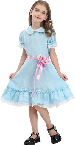 زي Nuoqi Grady Twins التنكري النسائي المخيف Grady Twins Dress Twins Halloween in Kuwait