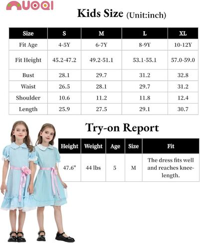 زي Nuoqi Grady Twins التنكري النسائي المخيف Grady Twins Dress Twins Halloween in Kuwait