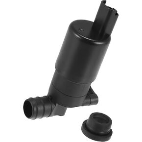 Motoforti Windshield Washer Motor Pump, for Nissan Titan 2004-2015, Plastic, Black