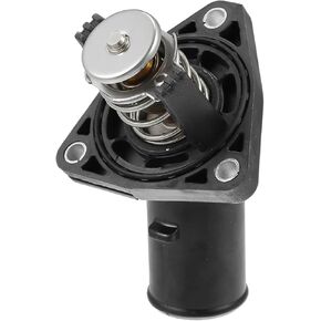 Engine Coolant Thermostat Housing Assembly Compatible with LEXUS 2008-2011 GS460,2010-2023 GX460,2007-2017 LS460 Replacement for TOYOTA Land Cruiser Sequoia Tundra Replaces 16031-38010
