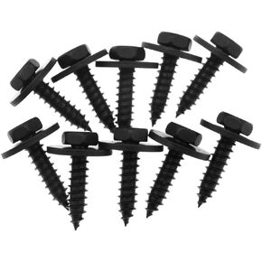 10Pcs Steel Tapper Screw for Bumpers Engine Shields Splash Guard