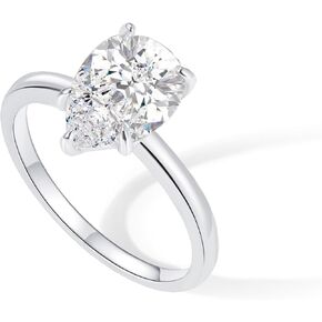 Engagement Rings for Women 14K Gold Plated Pear Cubic Zirconia Ring Dainty Gold Promise Ring Wedding Band Rings for Women Trendy Gold Jewelry