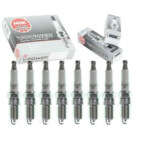8 pc NGK V-Power Spark Plugs compatible with Mercury Grand Marquis 4.6L V8 1992-2011