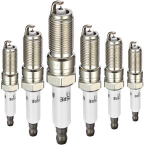 Set of 6 Iridium Spark Plugs 41-103 Compatible with Chevy Malibu Trailblazer EXT Envoy 9-7x Isuzu Ascender Buick Rainier Bravada 3.5L 4.2L L6 V6 Replacement for ILTR5B11 3474 7437