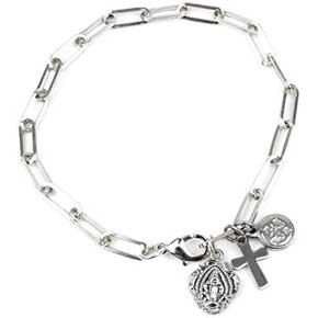 My Saint My Hero Renewal Consecration Bracelet - Silvertone