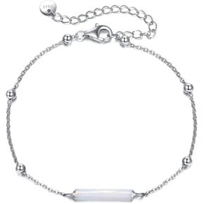 TIGER RIDER Opal Bracelet 925 Sterling Silver Opal Jewelry Gifts for Women in Kuwait