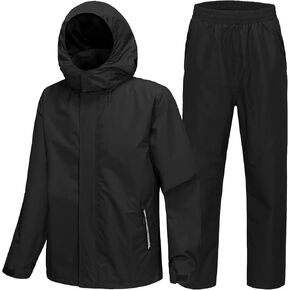 SWISSWELL Golf Rain Gear for Men Waterproof Golf Rain Suit for Men Breathable Lightweight Rain Jacket and Pants