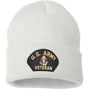 US Army Veteran Beanie Hat Vintage Military Warm Winter Cap