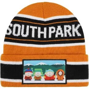 Bioworld South Park Main Characters Orange & Black Cuff Beanie