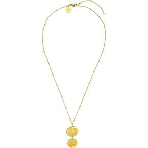 Purelei® Malihini Necklace (gold) – 18K Gold plated stainless steel jewelry – Waterproof chain with pendant –15.75-17.72 inches adjustable length – Fashion jewelry for your individual look