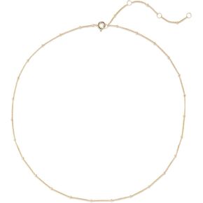 Rocksbox Demifine Gold Necklace - Gold Choker Necklace for Women - 18k Gold Plating with Sterling Silver - Premium Quality Jewelry - 16" with Extender