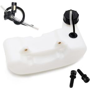 PRO BAT Gas Fuel Petrol Tank Multitool Fuel Petrol Gas Tank Seal Pipe 43cc 49cc 52cc Engine Garden Multi Tool Fuel Tank Assembly for 2 Stroke 43cc 47cc 49cc Engines, 1.5L/0.4Gallon