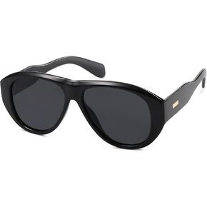 SOJOS Retro Aviator Polarized Sunglasses for Women Men Vintage 70s Style UV Protection Sunnies SJ2328