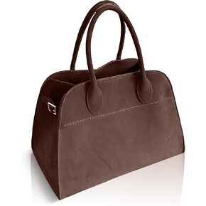 Suede Hobo Tote Bag for Women – Stylish Slouchy Handbag, Leather Work Bag, Women’s Handbags, Hobo Bag for Travel & Office