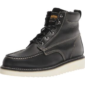 حذاء Wolverine Moc Toe للرجال مقاس 6 بوصات، أسود، 9.5