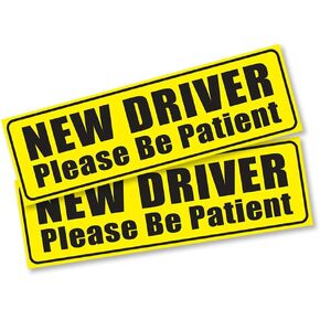 New Driver Sticker for Car - Decal for Laptop Tumbler Bumper Notebook Window or Wall | Funny Novelty Decal - 10 x 3.125