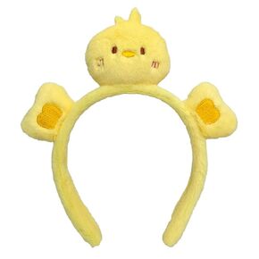 Cute Cartoon Plush Doll Hairband Women Men Yellow Chicken Duck Headband Funny Heart Patterned Animal Ears Hair Band