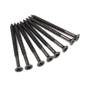 Hinge Outlet Polished Chrome Wood Screws 9 X 2 1/4 Inch for Residential Door Hinges - 24 Pack