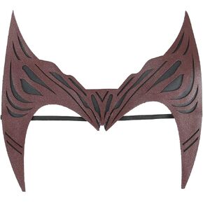Women Tiara for Scarlet Witch Headpiece Wanda Maximoff Headwear Red Leather Crown Halloween Party Costume Props