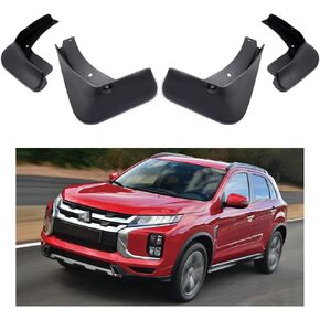 1Set Car Mudguard Fender Mud Flaps Splash Guard Compatible with Mitsubishi Outlander Sport 2020 2021 2022 2023 2024