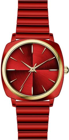 34MM Women Watch Square Watch Metal Bracelet Watch Easy to Read Waterproof Watch in Saudi Arabia