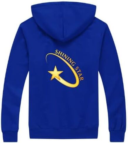 SHINING STAR Fashion Hoodies Unisex Men Women Sweatshirts Pullover Jackets with Pockets Essential Hoodies in Saudi Arabia