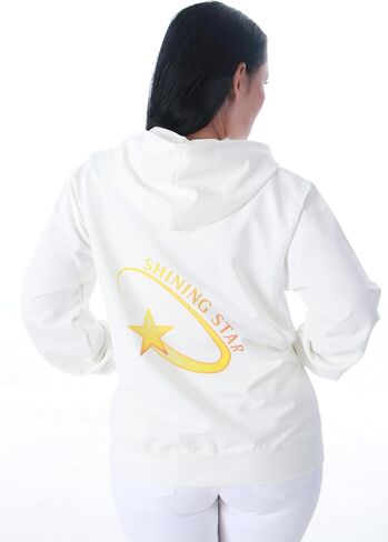 SHINING STAR Fashion Hoodies Unisex Men Women Sweatshirts Pullover Jackets with Pockets Essential Hoodies in Saudi Arabia