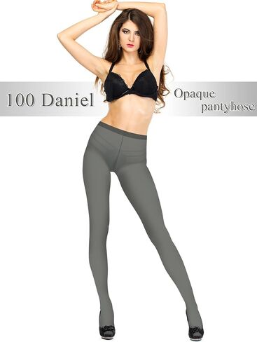 Geyoga 4 Pairs Women Footed Tights Solid Color Opaque Tights Summer 3 Denier/100 Denier Pantyhose Stockings for Women in Saudi Arabia