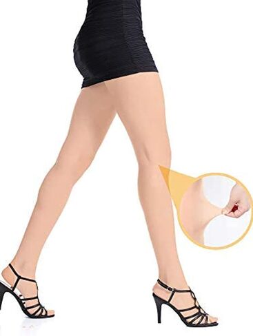 Geyoga 4 Pairs Women Footed Tights Solid Color Opaque Tights Summer 3 Denier/100 Denier Pantyhose Stockings for Women in Saudi Arabia