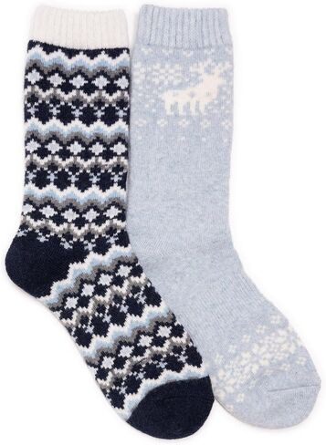 MUK LUKS Women's Wool Socks (2 Pair Pack) in Saudi Arabia