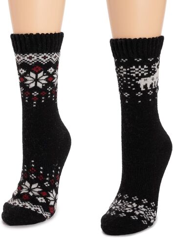 MUK LUKS Women's Wool Socks (2 Pair Pack) in Saudi Arabia