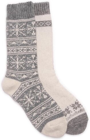 MUK LUKS Women's Wool Socks (2 Pair Pack) in Saudi Arabia