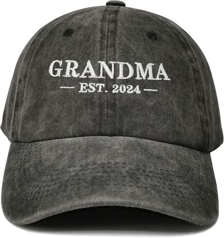 Hepandy Est. 2024-2025 Baseball Hats for Grandpa Grandma Mom Auntie Nana in Saudi Arabia
