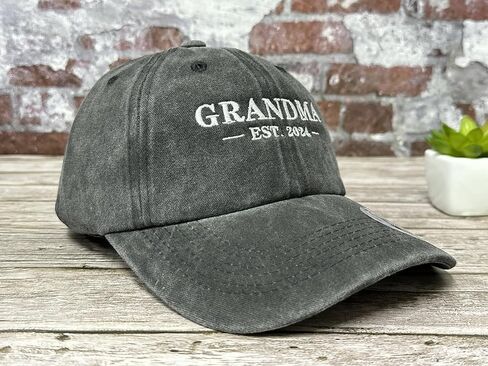 Hepandy Est. 2024-2025 Baseball Hats for Grandpa Grandma Mom Auntie Nana in Saudi Arabia