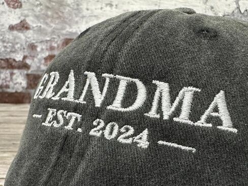 Hepandy Est. 2024-2025 Baseball Hats for Grandpa Grandma Mom Auntie Nana in Saudi Arabia