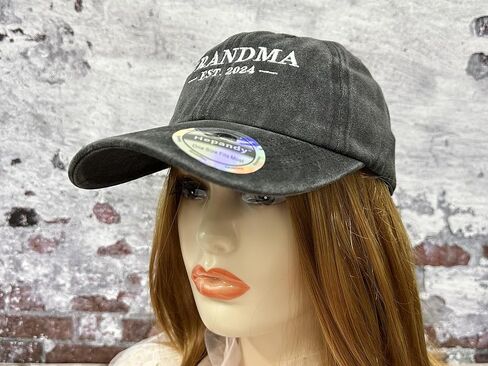 Hepandy Est. 2024-2025 Baseball Hats for Grandpa Grandma Mom Auntie Nana in Saudi Arabia