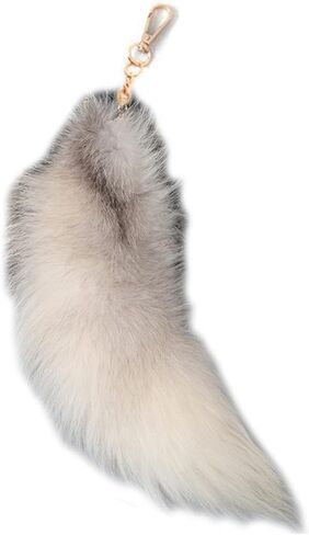 Keyring Pendant, Cute Animal Tail Keychain Pendant Key-Chain Bags Charm Keys-Holder, 30.00 * 20.00 * 6.00CM in Kuwait
