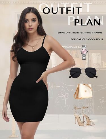 AURUZA Mini Dresses for Women, Sexy Bodycon Dresses Women 2024, Summer Little Backless Spaghetti Strap Tight Party Club Dress in Saudi Arabia